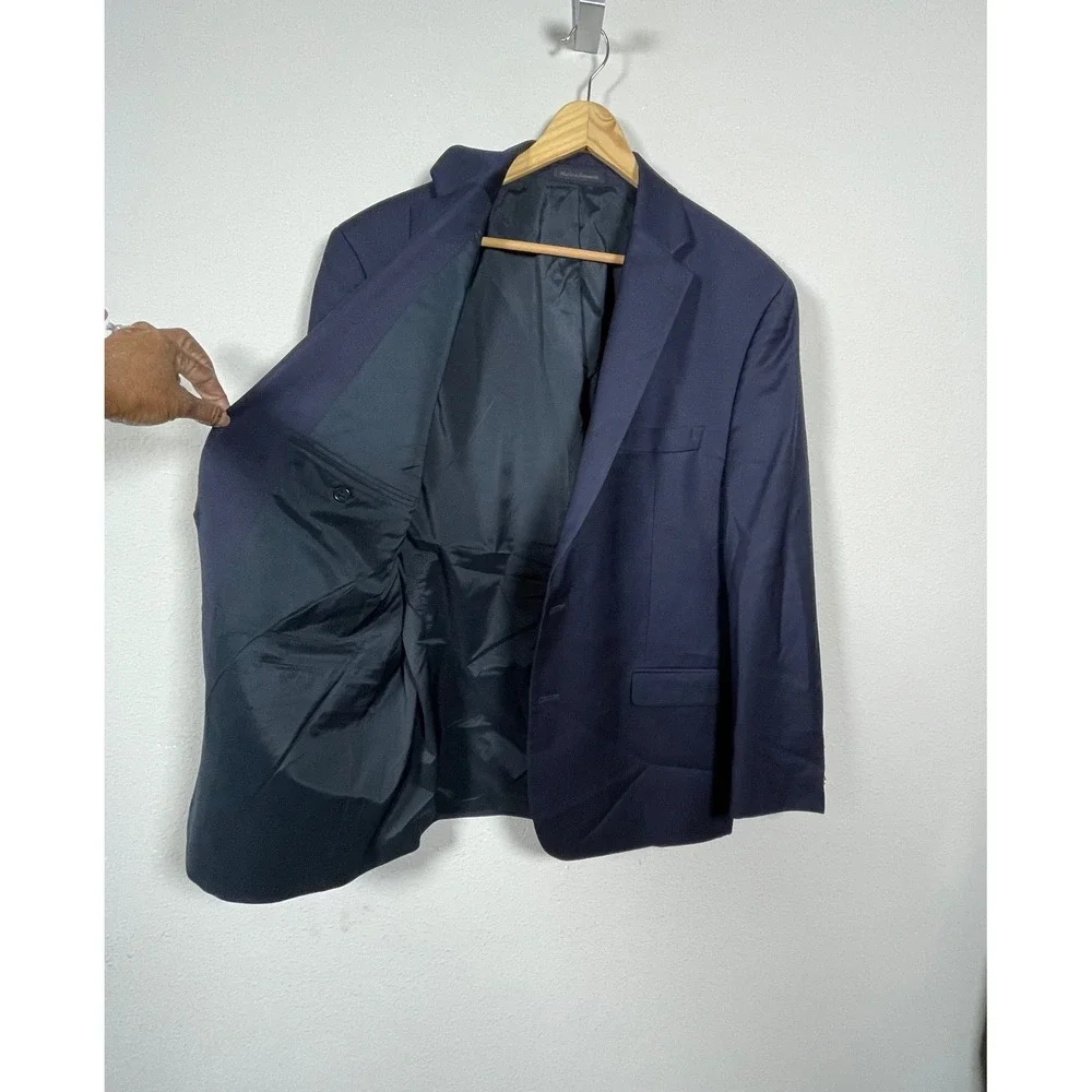 Ralph Lauren Blazer Mens 44R Navy Blue Classic Collegiate Gold Crest Buttons